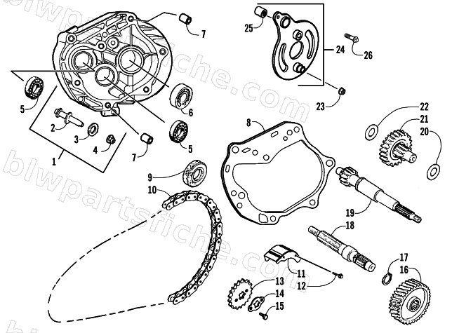 TRANSMISSION ASSEMBLY diagram