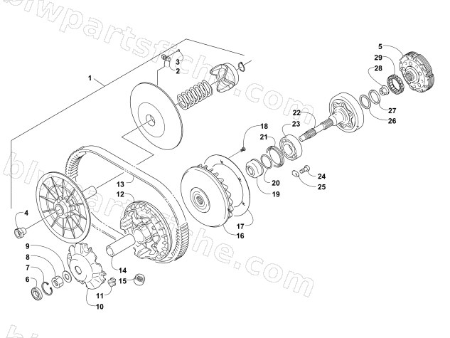 TRANSMISSION ASSEMBLY diagram