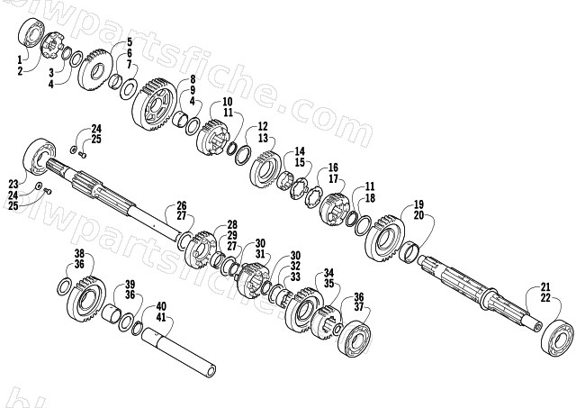 TRANSMISSION ASSEMBLY diagram