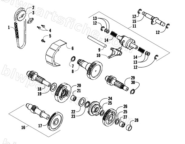 TRANSMISSION ASSEMBLY diagram