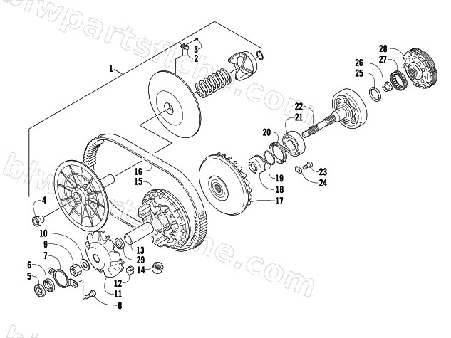 TRANSMISSION ASSEMBLY diagram