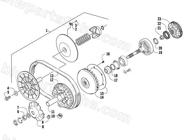 TRANSMISSION ASSEMBLY diagram
