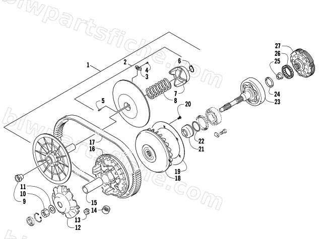 TRANSMISSION ASSEMBLY diagram