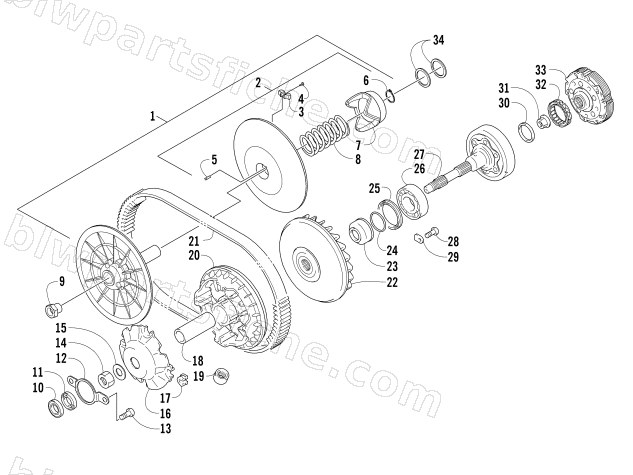 TRANSMISSION ASSEMBLY diagram