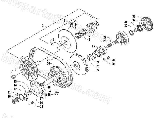 TRANSMISSION ASSEMBLY diagram