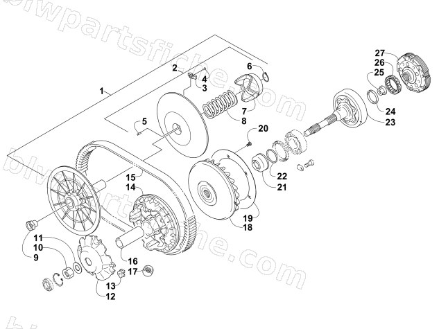 TRANSMISSION ASSEMBLY diagram