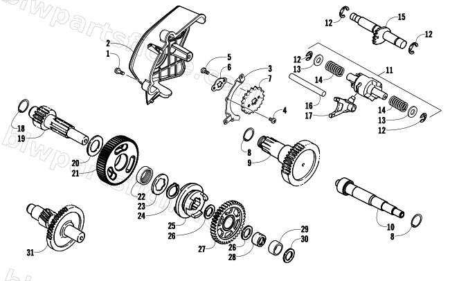 TRANSMISSION ASSEMBLY diagram