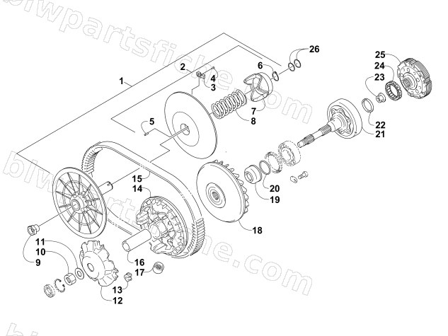 TRANSMISSION ASSEMBLY diagram