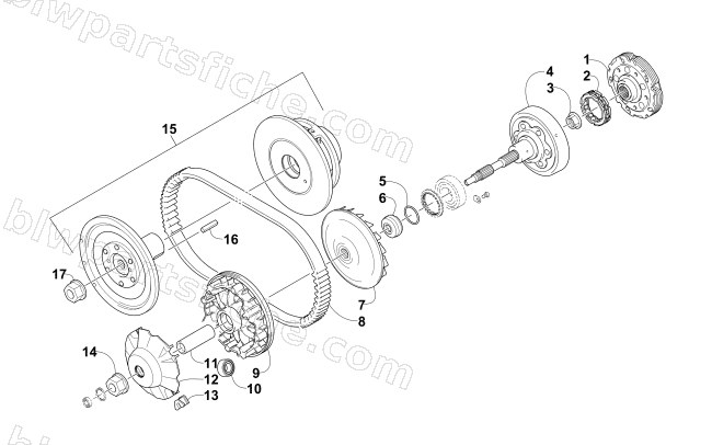 TRANSMISSION ASSEMBLY diagram