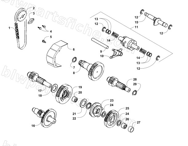 TRANSMISSION ASSEMBLY diagram