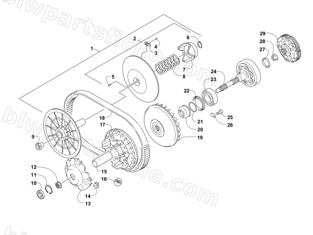 TRANSMISSION ASSEMBLY diagram