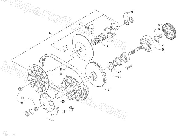 TRANSMISSION ASSEMBLY diagram