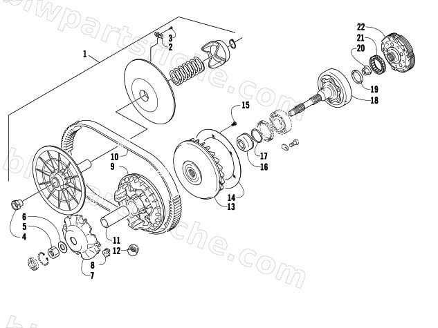 TRANSMISSION ASSEMBLY diagram