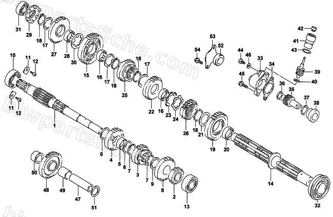 TRANSMISSION ASSEMBLY diagram