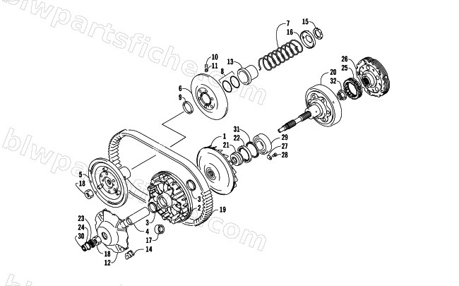 TRANSMISSION ASSEMBLY diagram