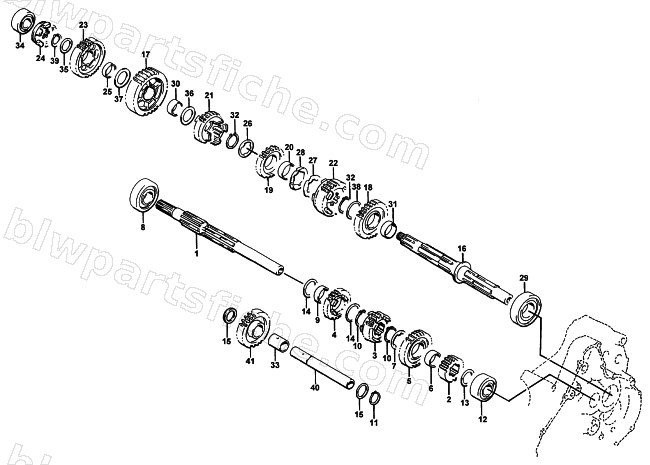 TRANSMISSION ASSEMBLY diagram
