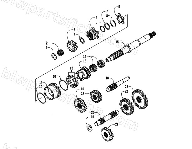 TRANSMISSION ASSEMBLY diagram
