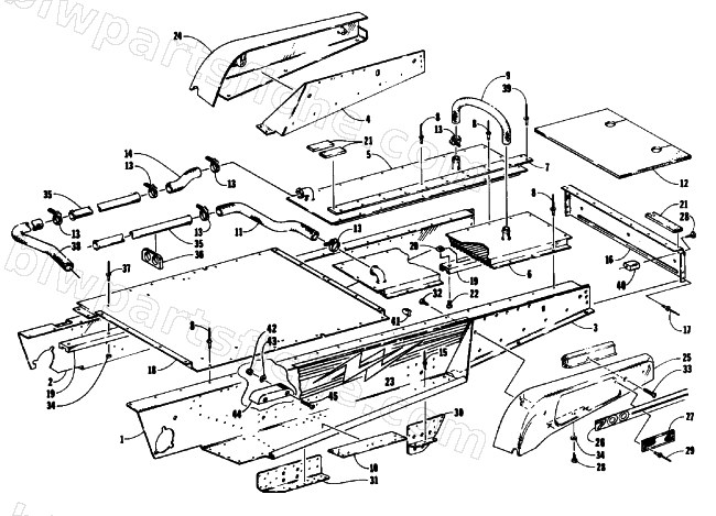 TUNNEL AND COOLING ASSEMBLIES diagram