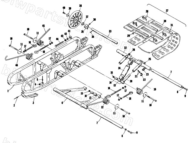 UNDERCARRIAGE AND TRACK diagram