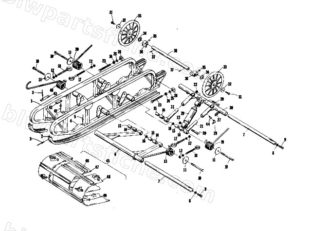 UNDERCARRIAGE AND TRACK diagram
