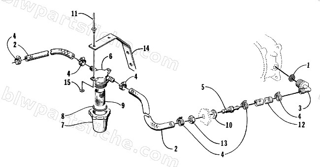 WATER FILTER ASSEMBLY diagram
