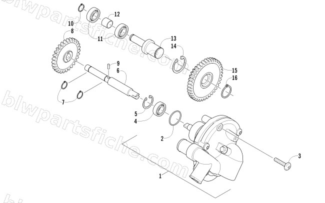 WATER PUMP ASSEMBLY diagram