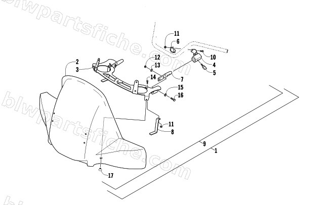 WINDSHIELD ASSEMBLY diagram