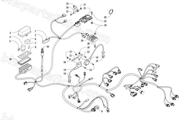 WIRE HARNESS ASSEMBLY diagram