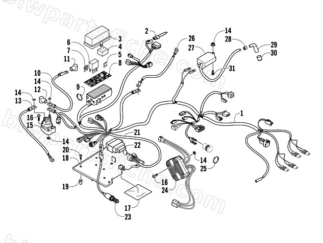 WIRING HARNESS ASSEMBLY diagram