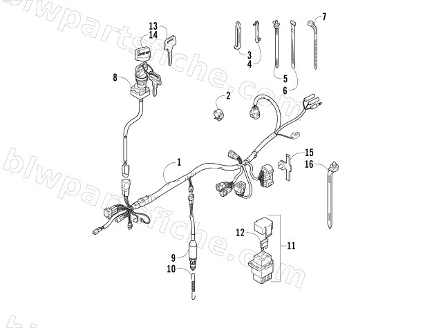 WIRING HARNESS ASSEMBLY diagram
