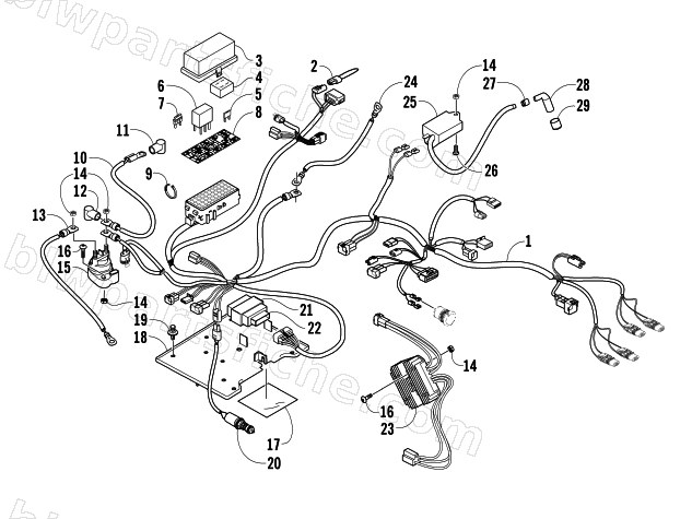 WIRING HARNESS ASSEMBLY diagram