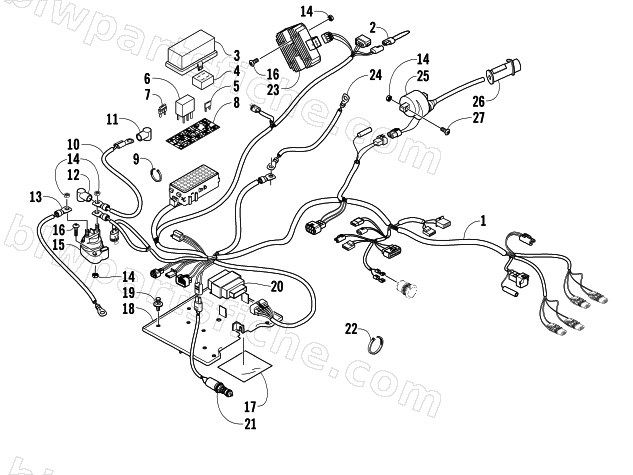 WIRING HARNESS ASSEMBLY diagram