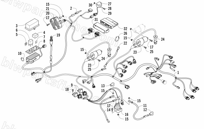 WIRING HARNESS ASSEMBLY diagram