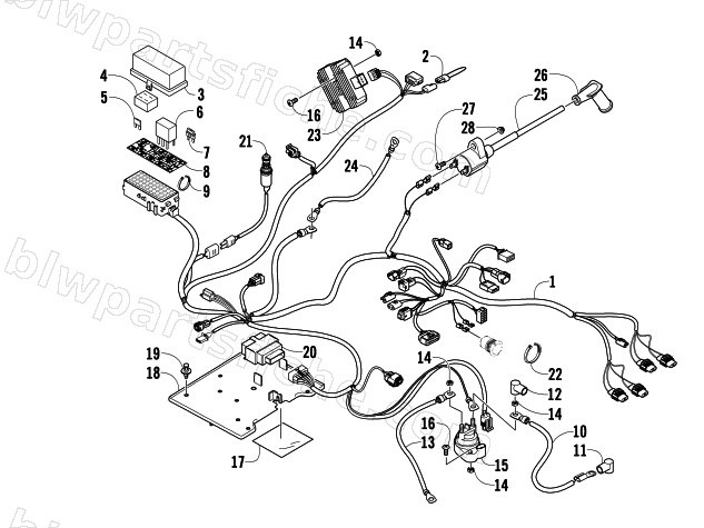 WIRING HARNESS ASSEMBLY diagram