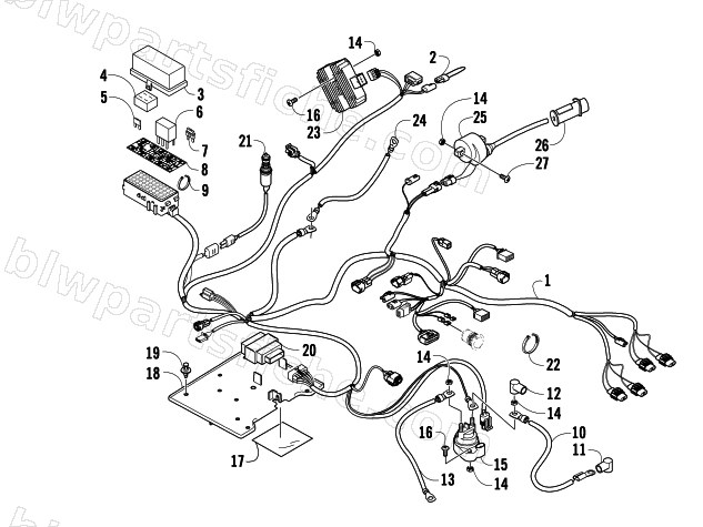 WIRING HARNESS ASSEMBLY diagram