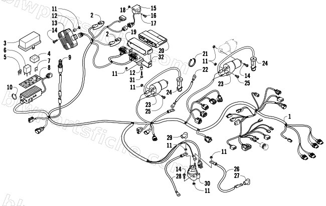 WIRING HARNESS ASSEMBLY diagram