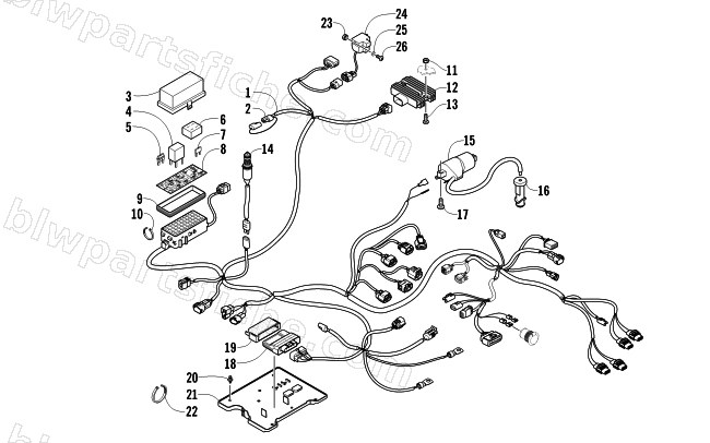 WIRING HARNESS ASSEMBLY diagram