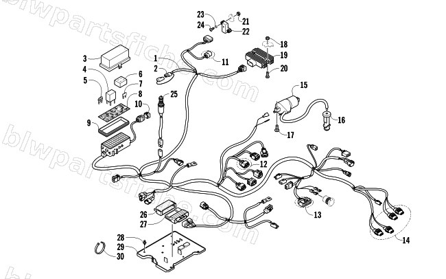 WIRING HARNESS ASSEMBLY diagram