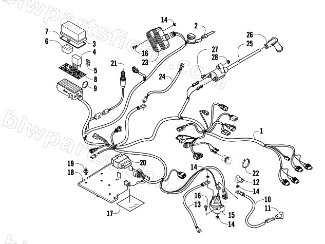 WIRING HARNESS ASSEMBLY diagram