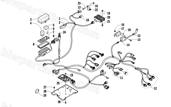 WIRING HARNESS ASSEMBLY diagram