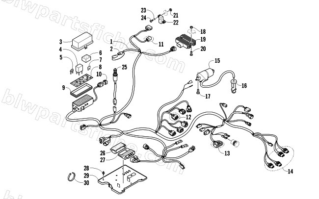 WIRING HARNESS ASSEMBLY diagram