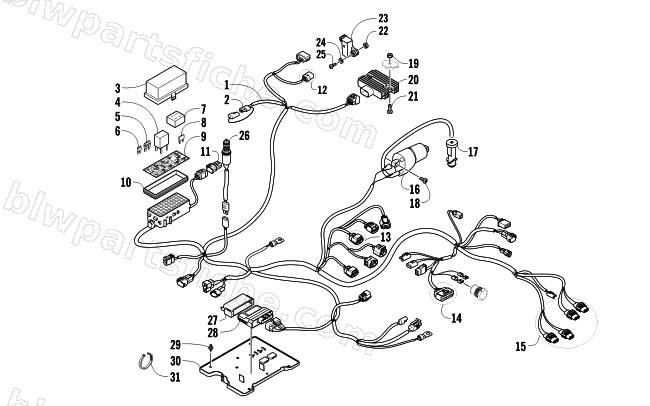 WIRING HARNESS ASSEMBLY diagram