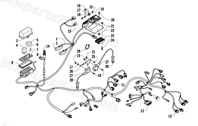 WIRING HARNESS ASSEMBLY diagram
