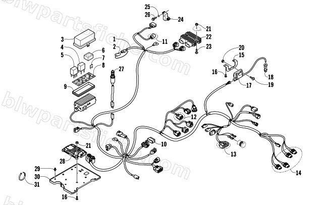 WIRING HARNESS ASSEMBLY diagram