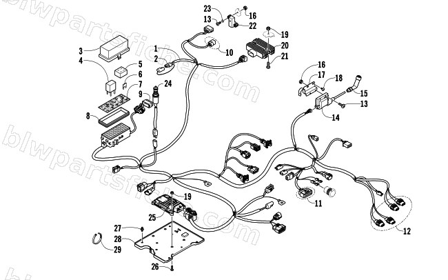 WIRING HARNESS ASSEMBLY diagram