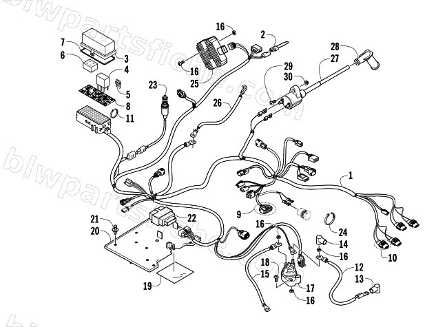 WIRING HARNESS ASSEMBLY diagram