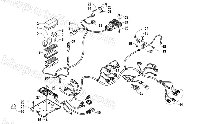 WIRING HARNESS ASSEMBLY diagram