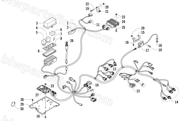 WIRING HARNESS ASSEMBLY diagram
