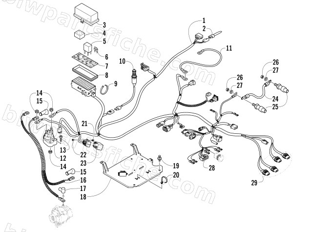 WIRING HARNESS ASSEMBLY diagram