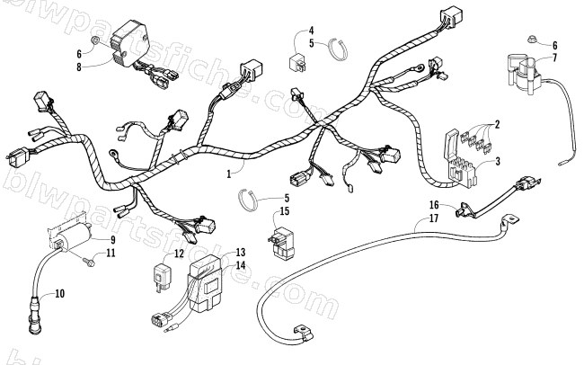 WIRING HARNESS ASSEMBLY diagram